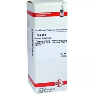 THUJA D2 Ředění, 50 ml