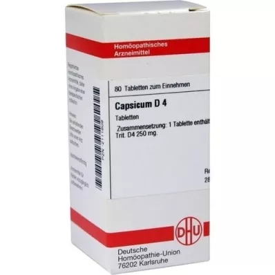 CAPSICUM d 4 tablety, 80 ks