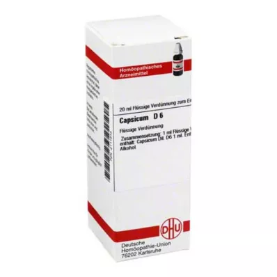 CAPSICUM D6 ředění, 20 ml
