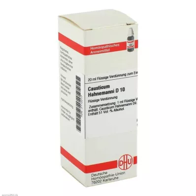 CAUSTICUM HAHNEMANNI D 10 Ředění, 20 ml