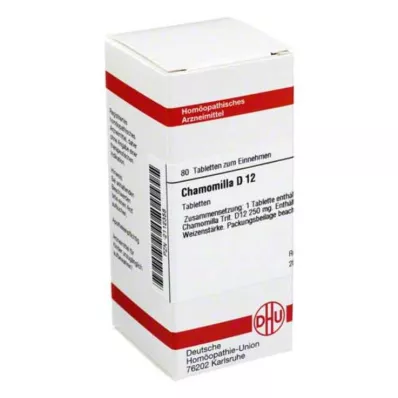 CHAMOMILLA D 12 tablet, 80 ks