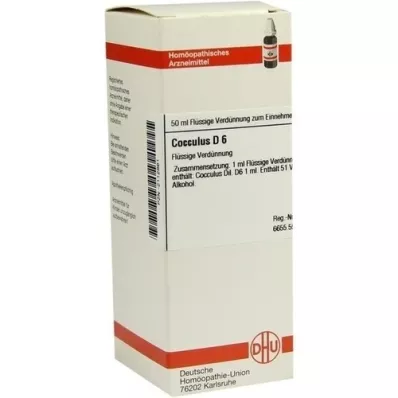 COCCULUS D 6 Ředění, 50 ml