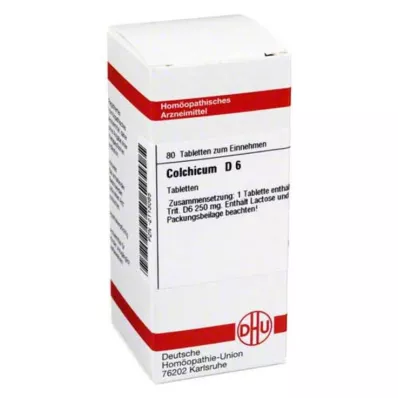 COLCHICUM D 6 tablet, 80 ks