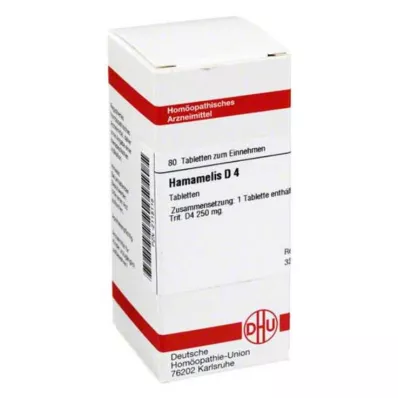 HAMAMELIS D 4 tablety, 80 ks