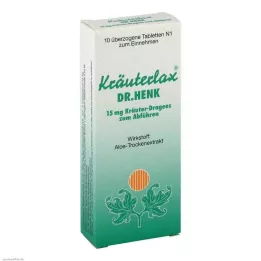 KRÄUTERLAX Dr.Henk 15 mg bylinné tablety na projímadla, 10 ks