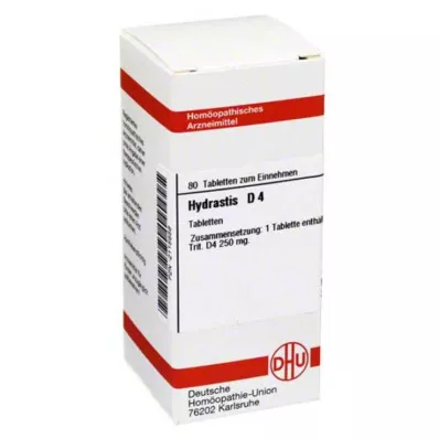 HYDRASTIS D 4 tablety, 80 ks HYDRASTIS D 4 tablety, 80 ks