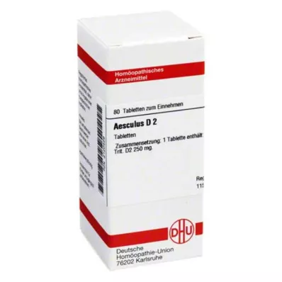 AESCULUS D 2 tablety, 80 ks