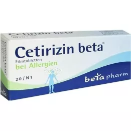 CETIRIZIN Beta filmové tablety, 20 ks