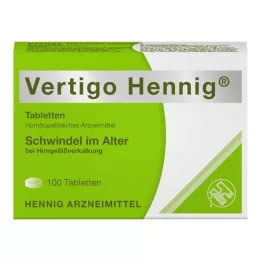 VERTIGO HENNIG Tablety, 100 ks
