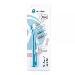 Miradent Pic Brush Intro Kit Modrá, 1 ks
