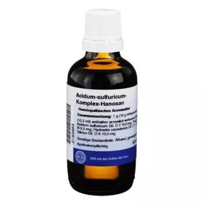 ACIDUM SULFURICUM KOMPLEX kapalina, 50 ml