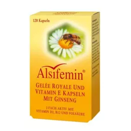 ALSIFEMIN Mateří kašička+Vit.E s kapslemi ženšenu, 120 ks