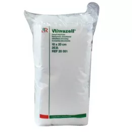 VLIWAZELL Absorpční obklady nesterilní 10x20 cm, 25 ks