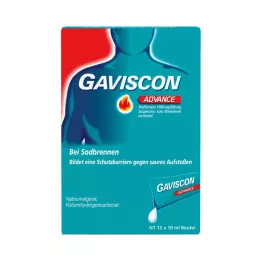 GAVISCON Advance Peppermint Suspension, 24X10 ml