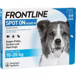Frontline Místo na psa m 134 mg, 6 ks