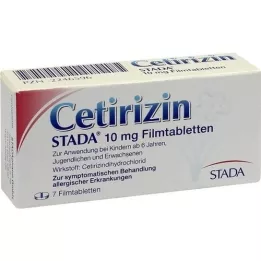 CETIRIZIN STADA 10 mg tablety potažených filmem, 7 ks