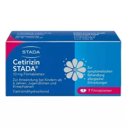 CETIRIZIN STADA 10 mg potahované tablety, 7 ks