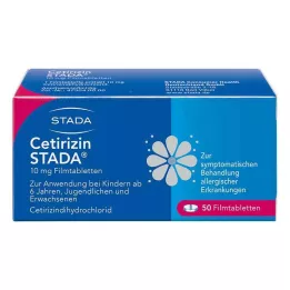CETIRIZIN STADA 10 mg potahované tablety, 50 ks