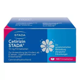 CETIRIZIN STADA 10 mg potahované tablety, 100 ks