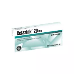 CEFAZINK 20 mg potahované tablety, 20 ks