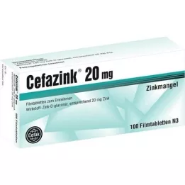 CEFAZINK 20 mg tablety potažené filmem, 100 ks