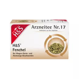 H&amp;S Fenyklový čaj nemíchané filtrační sáčky, 20X2,2g