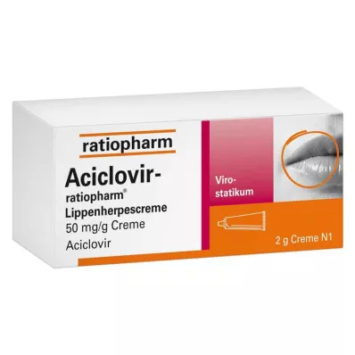 ACICLOVIR-ratiopharm krém na opar na rty, 2 g