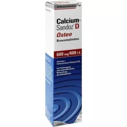 CALCIUM SANDOZ D osteo šumivé tablety, 20 ks