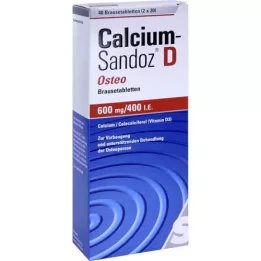 CALCIUM SANDOZ D osteo šumivé tablety, 40 ks