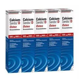 CALCIUM SANDOZ D Osteo šumivé tablety, 100 ks