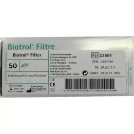 Ventilační filtr biotrolu 22501, 50 ks
