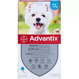 Advantix spot-on pes 4-10, 4 ks