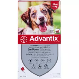 Advantix Spot-on Dog10-25, 4 ks