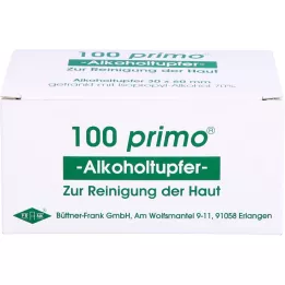 PRIMO Alkoholové tampóny, 100 ks