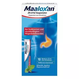 MAALOXAN 25 mVal suspenze, 10 x 10 ml