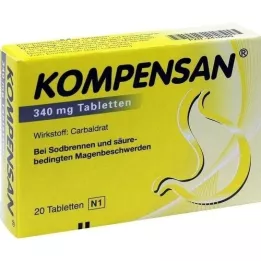 KOMPENSAN tablety 340 mg, 20 ks
