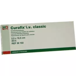 CURAFIX I.V. Klasická omítka 2,5x12,5 cm, 20 ks