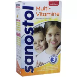 Sanostol Multi-vitamínová šťáva bez přísady s cukrem, 230 ml