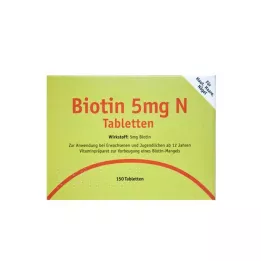 BIOTIN 5 mg N tablety, 150 ks