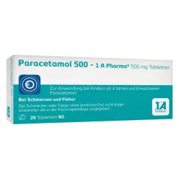 PARACETAMOL 500-1A Pharma tablety, 20 ks