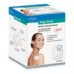 HÖGA-DERM sterilní omítka 53x70 mm, 50 ks