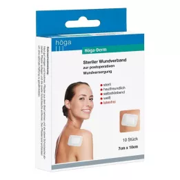 HÖGA-DERM náplast sterilní 70x100 mm, 10 ks