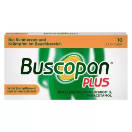 BUSCOPAN plus 10 mg/800 mg čípky, 10 ks
