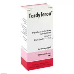 TARDYFERON Tablety s postupným uvolňováním, 20 ks
