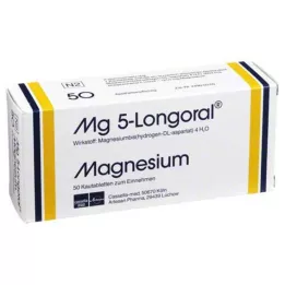 MG 5 LONGORAL Žvýkací tablety, 50 ks