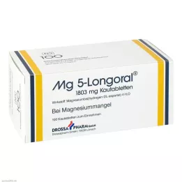 MG 5 LONGORAL Žvýkací tablety, 100 ks
