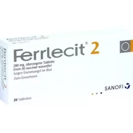 Ferlecit 2 Pozorované tablety, 20 ks