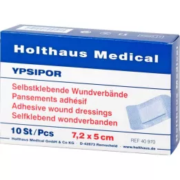 WUNDVERBAND Ypsipor sterilní 5x7,2 cm, 50 ks