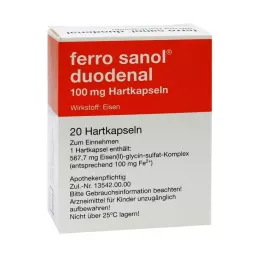 FERRO SANOL duodenální tvrdé tobolky s msr potahovanými peletami, 20 ks