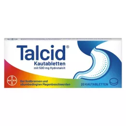 TALCID Žvýkací tablety, 20 ks